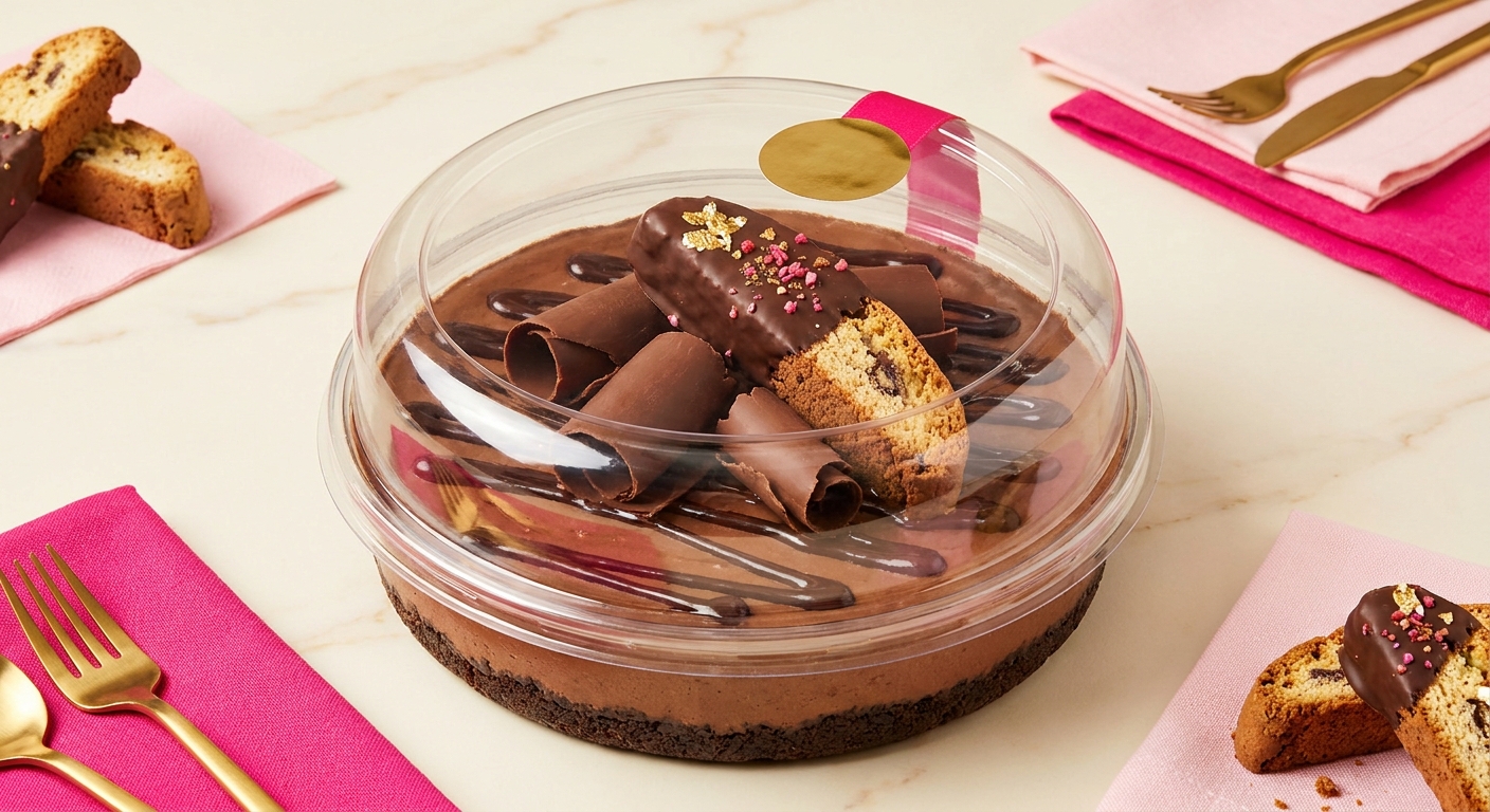 Biscotti Chocolate Cheesecake