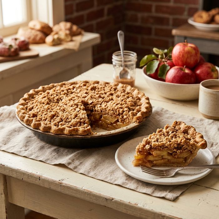Apple Crumb Pie