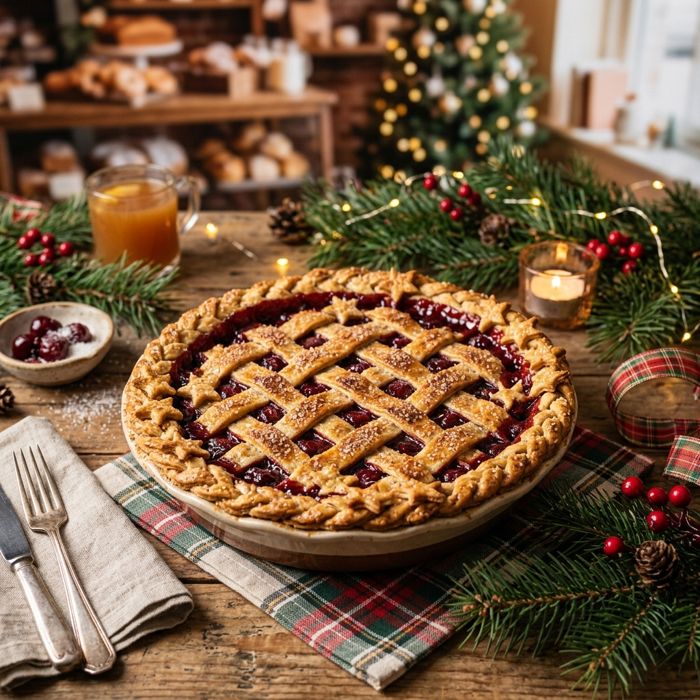 Cherry Lattice Pie